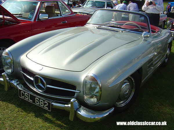 Mercedes-Benz 300 SL seen at Cholmondeley Castle show in 2005.