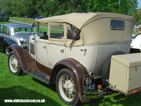 Ford Model A seen at Cholmondeley Castle show in 2005.