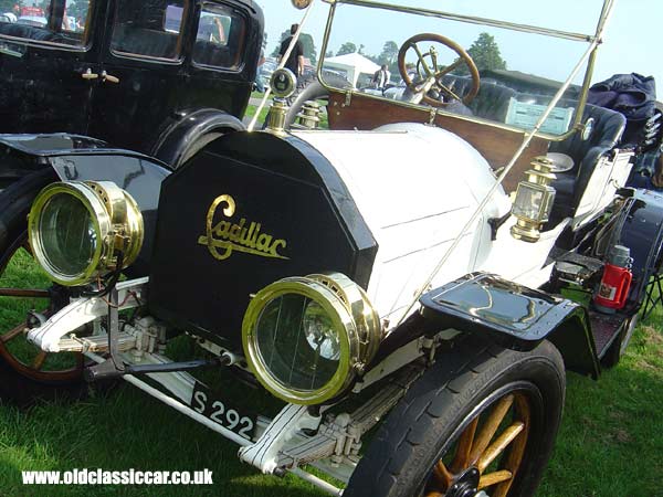 Cadillac tourer seen at Cholmondeley Castle show in 2005.