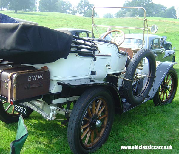 Cadillac tourer seen at Cholmondeley Castle show in 2005.