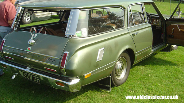 Chrysler Valiant estate seen at Cholmondeley Castle show in 2005.