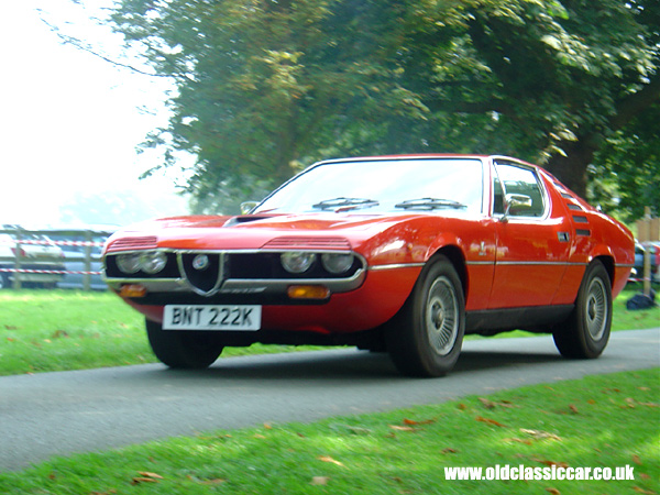 Alfa Romeo Montreal seen at Cholmondeley Castle show in 2005.