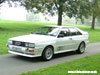 Picture of old Audi  quattro car