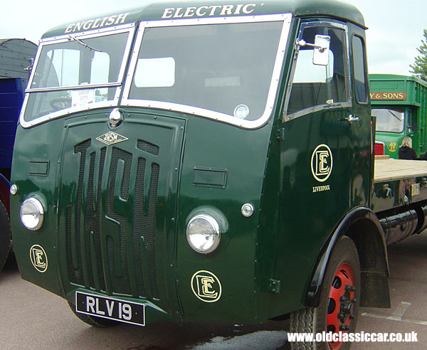 Jensen Flatbed lorry photograph.