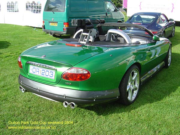 Classic Jaguar XKR car on this vintage rally