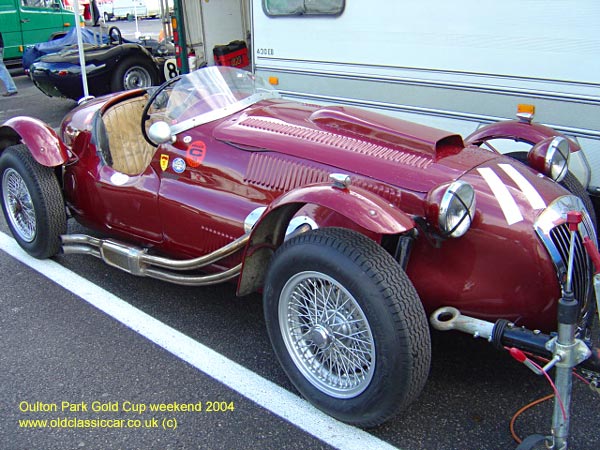 Classic Frazer Nash Le Mans Replica car on this vintage rally