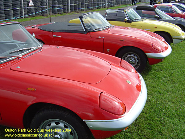 Classic Lotus Elan car on this vintage rally