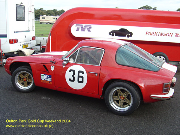 Classic TVR 3000M car on this vintage rally