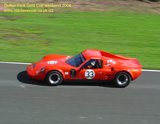 Classic Chevron B8 car on this vintage rally