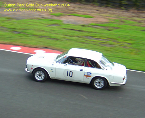 Classic Alfa Romeo GT Junior car on this vintage rally