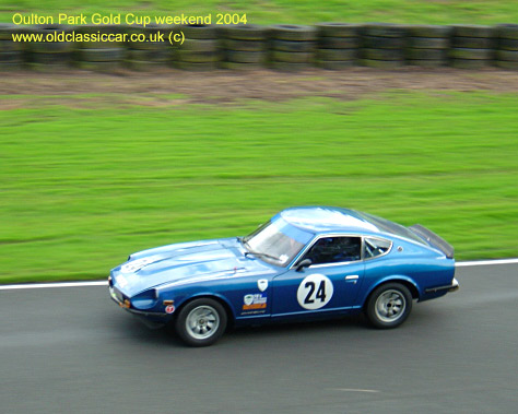 Classic Datsun 240Z car on this vintage rally