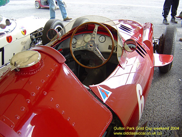 Classic Maserati 250F car on this vintage rally