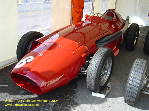 Classic Maserati 250F car on this vintage rally