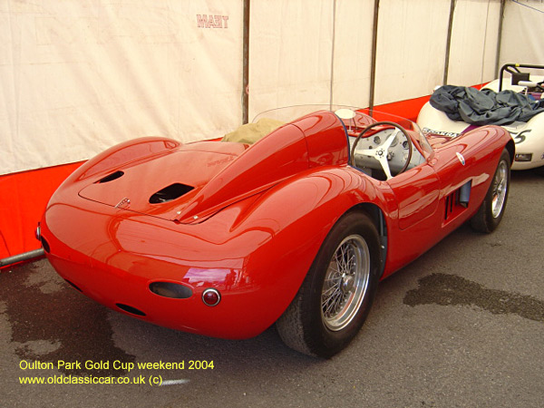 Classic Maserati 300S car on this vintage rally