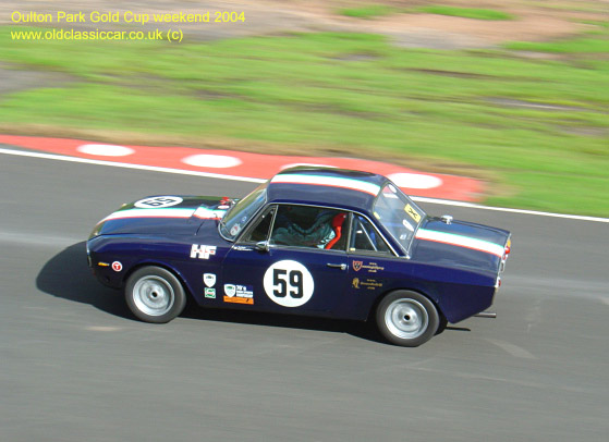 Classic Lancia Fulvia HF car on this vintage rally