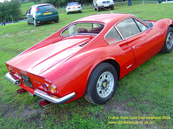 Classic Ferrari 246 Dino car on this vintage rally