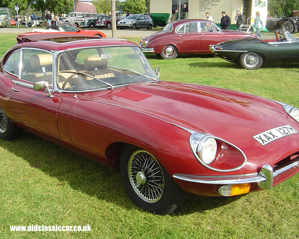 Jaguar E-Type S2 seen in Worcs.