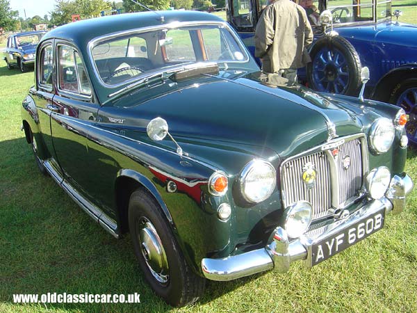 Rover P4 seen in Worcs.