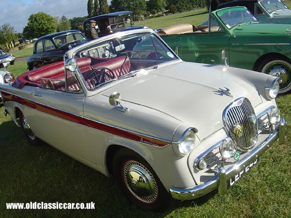 Singer Gazelle convertible seen in Worcs.