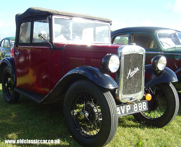 Austin Seven seen in Worcs.