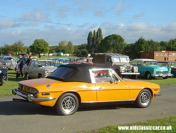 Triumph Stag seen in Worcs.
