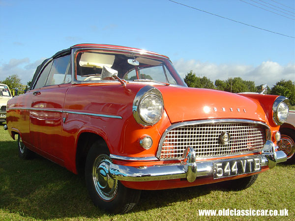 Ford Consul convertible seen in Worcs.