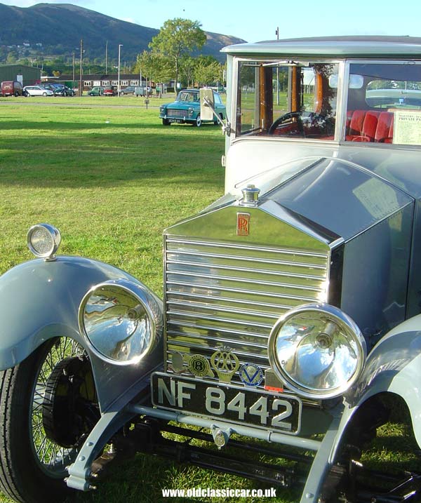 Rolls-Royce saloon seen in Worcs.