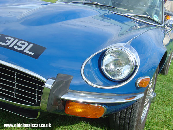 Jaguar E-Type V12 seen in Worcs.