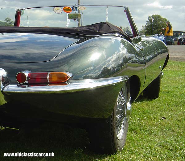 Jaguar E-Type S1 seen in Worcs.