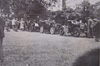 Lineup of veteran cars