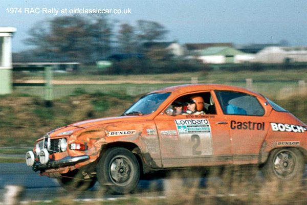 SAAB 96 rally car 