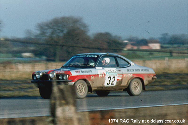 Vauxhall Magnum Coupe rally car 