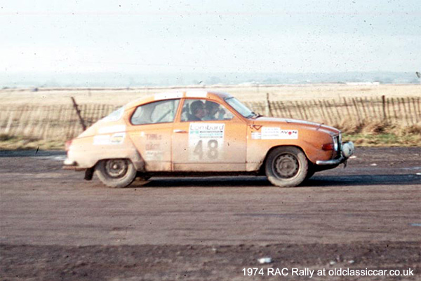 SAAB 96 rally car 