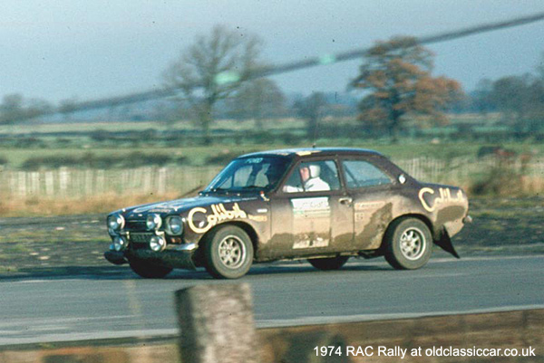 Ford Escort RS 1600 rally car