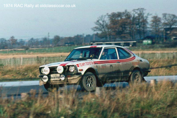 Toyota Corolla rally car 