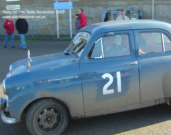 Classic Standard 10 car on this vintage rally