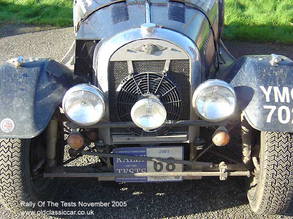 Classic Morgan Plus 4 car on this vintage rally