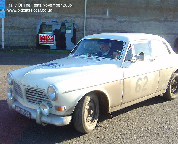 Classic Volvo 123GT car on this vintage rally