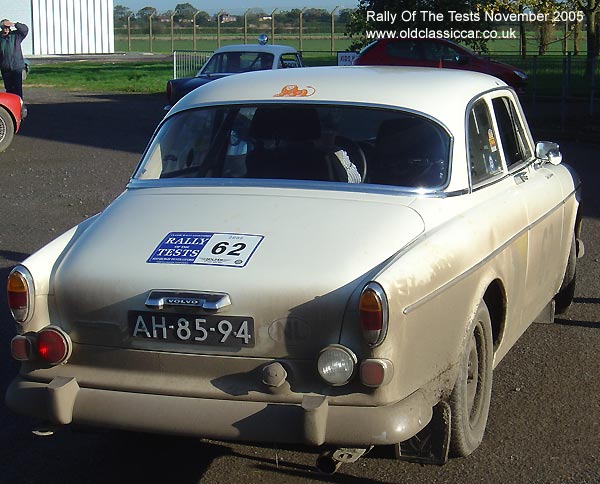 Classic Volvo 123GT car on this vintage rally