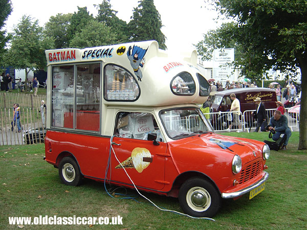 A few notes on this classic Austin Mini ice cream van