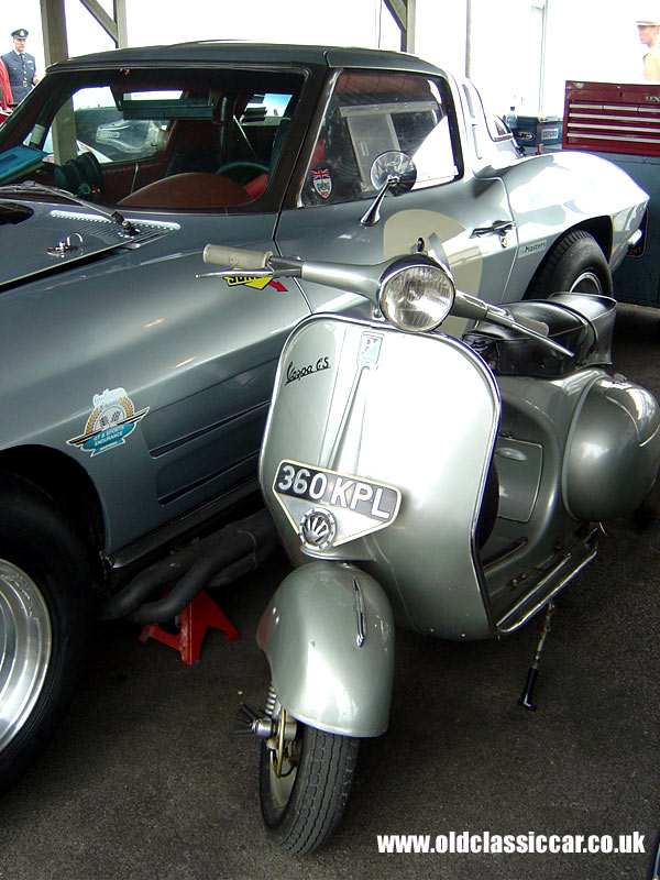 Vespa GS Scooter at the Revival Meeting.