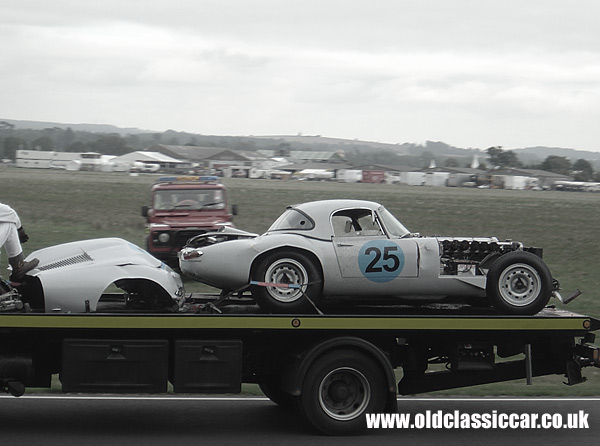 Jaguar E-Type lightweight at the Revival Meeting.