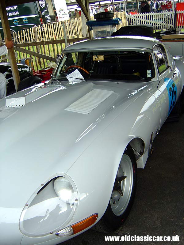 Jaguar E-Type Lightweight at the Revival Meeting.