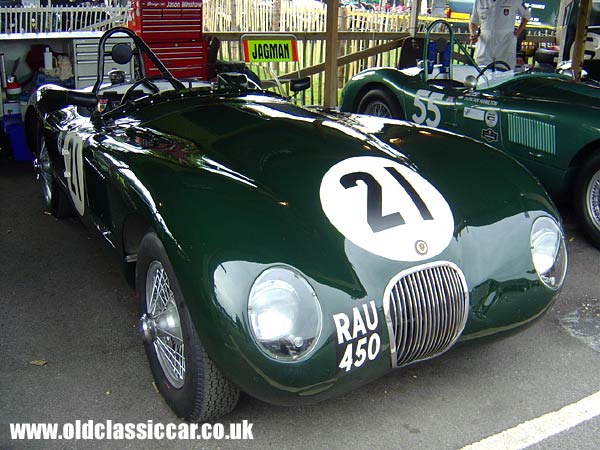 Jaguar C-Type at the Revival Meeting.