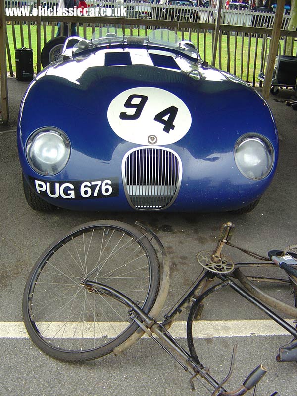 Jaguar C-Type at the Revival Meeting.