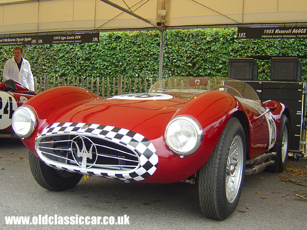A few notes on this classic Maserati A6GCS Distinctive with its checkered 