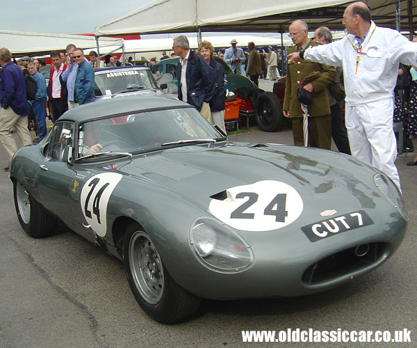 Jaguar E-Type low-drag coupe at the Revival Meeting.