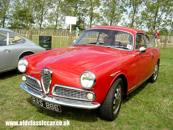 Alfa Romeo Giulietta Sprint at the Revival Meeting.