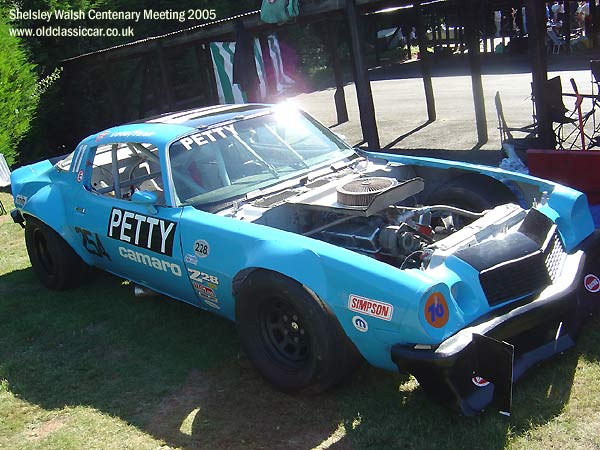 former hillclimb champ David Franklin is this mighty 70s Chevy Camaro