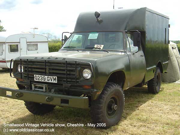 Army truck from Dodge